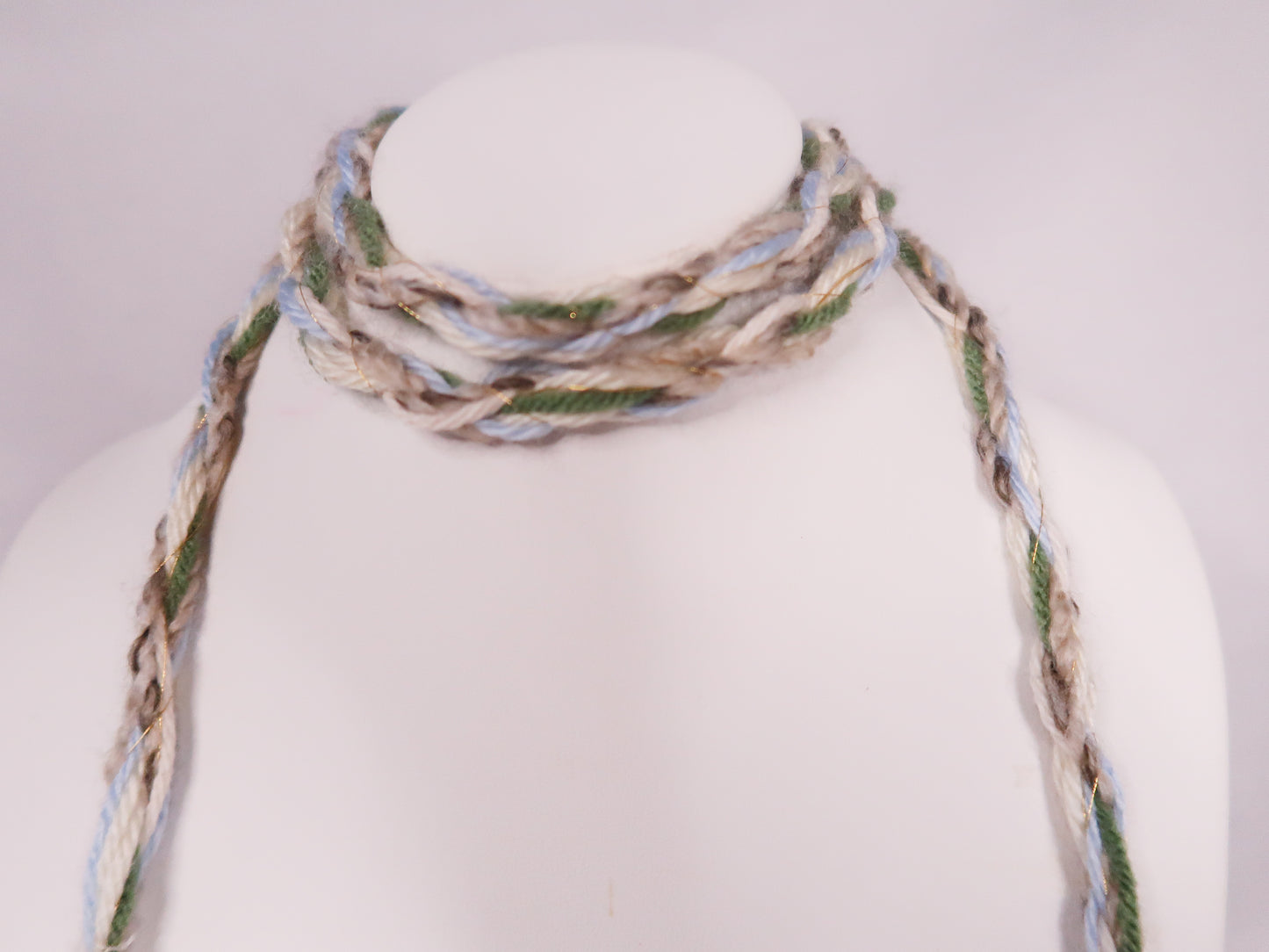 Sea Foam Trinket Scarf (Gold)