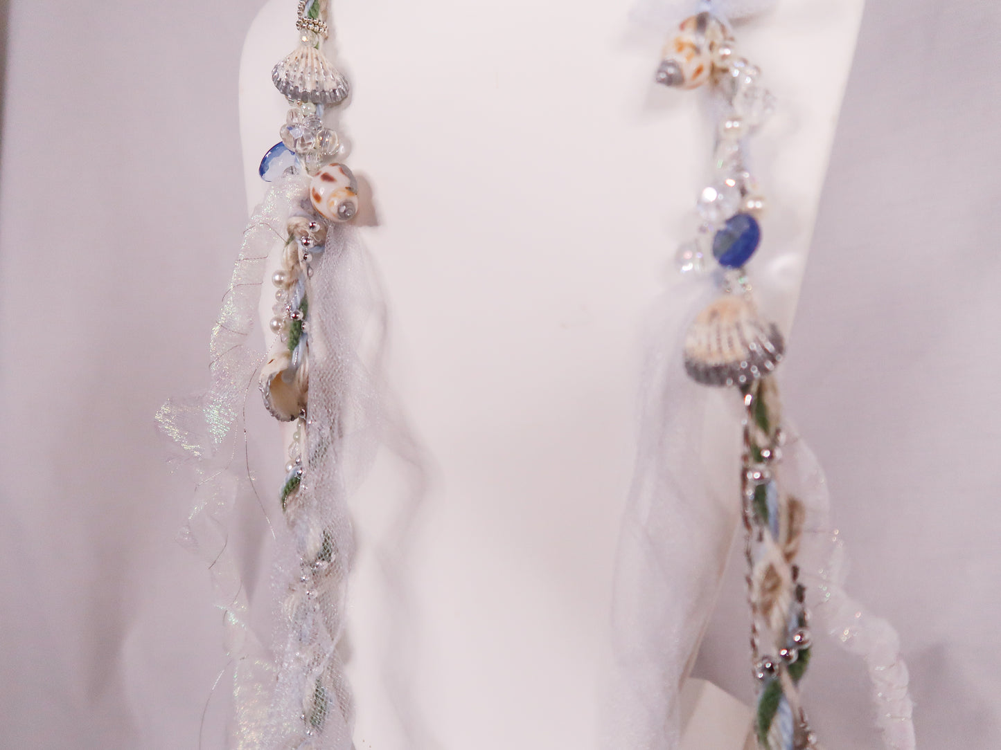 Sea Foam Trinket Scarf (Silver)