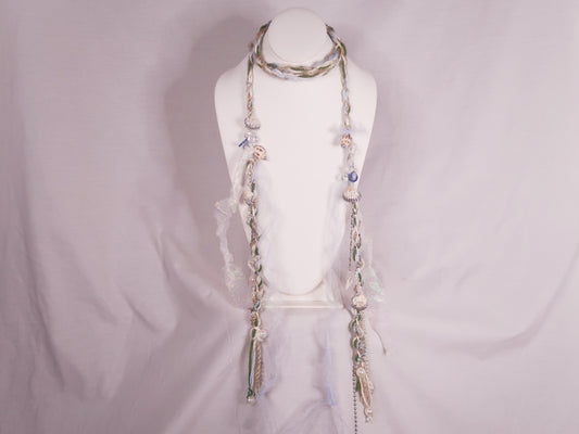 Sea Foam Trinket Scarf (Silver)