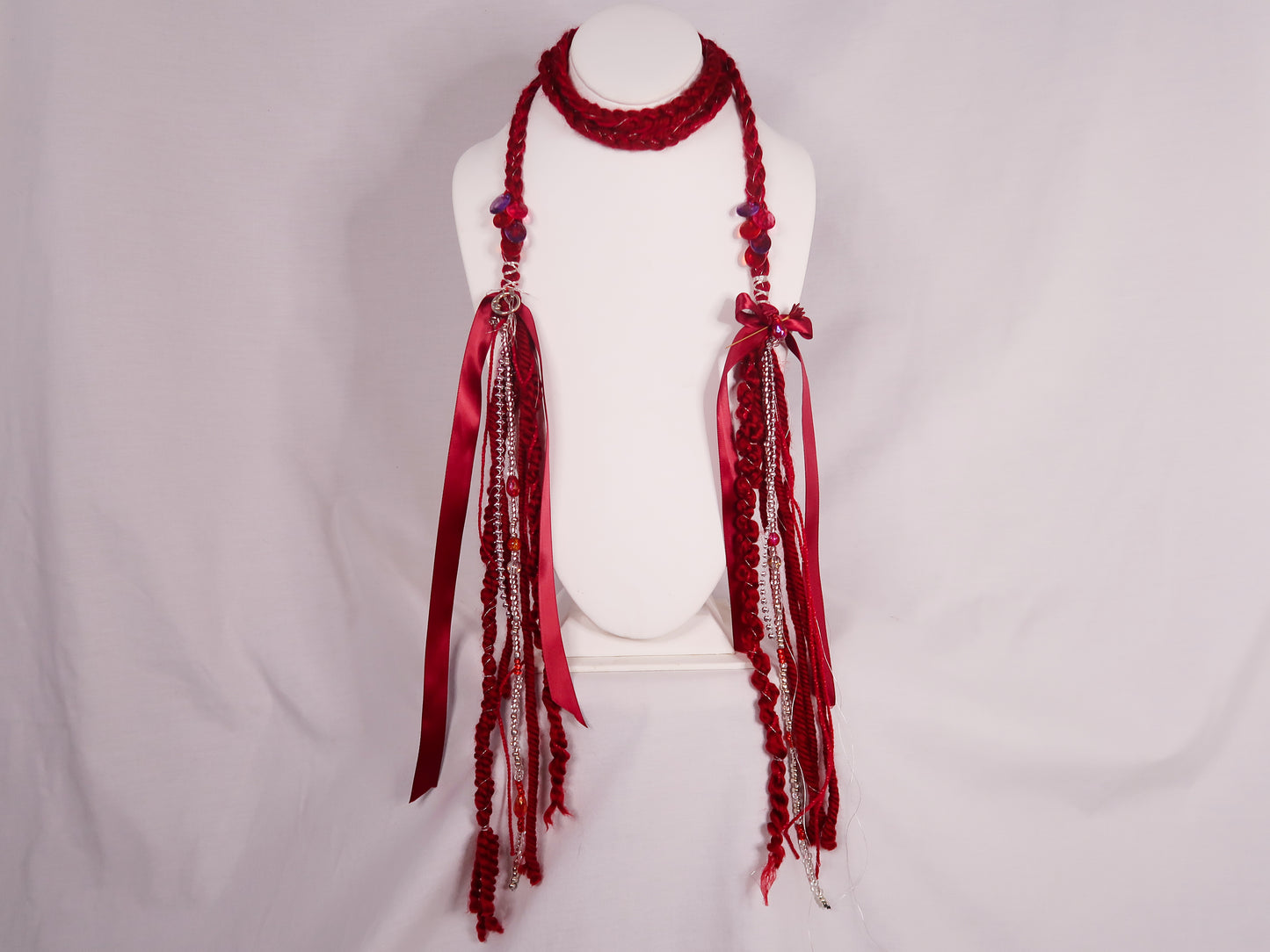 The Red Mystic Trinket Scarf