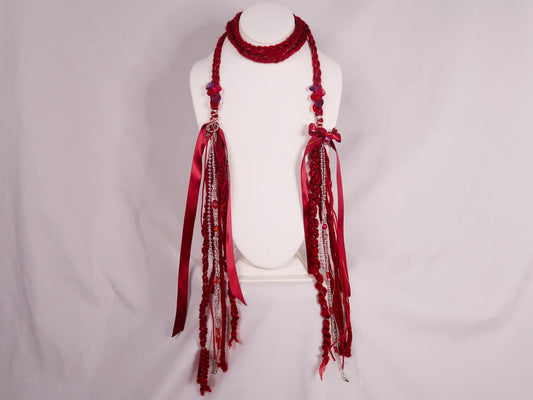 The Red Mystic Trinket Scarf