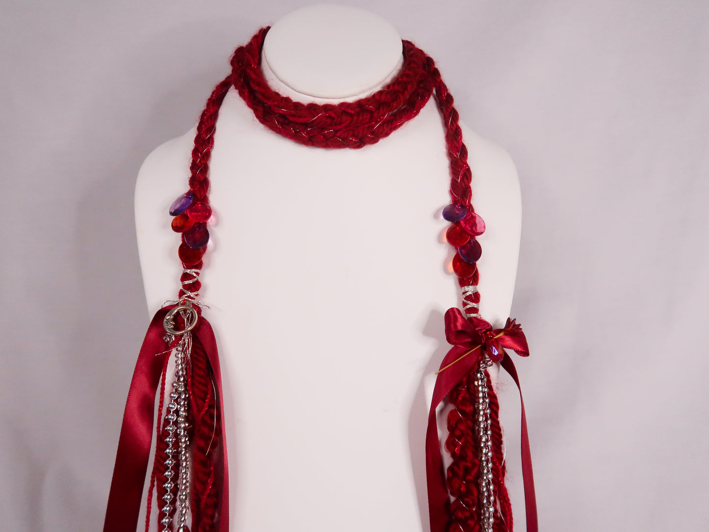 The Red Mystic Trinket Scarf