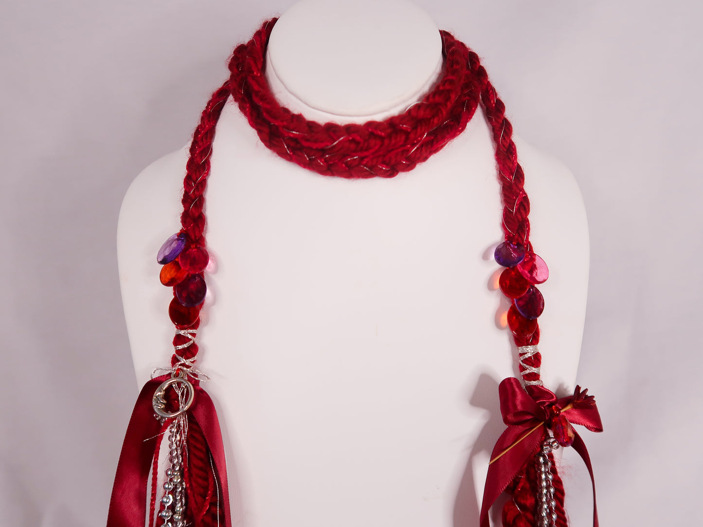 The Red Mystic Trinket Scarf
