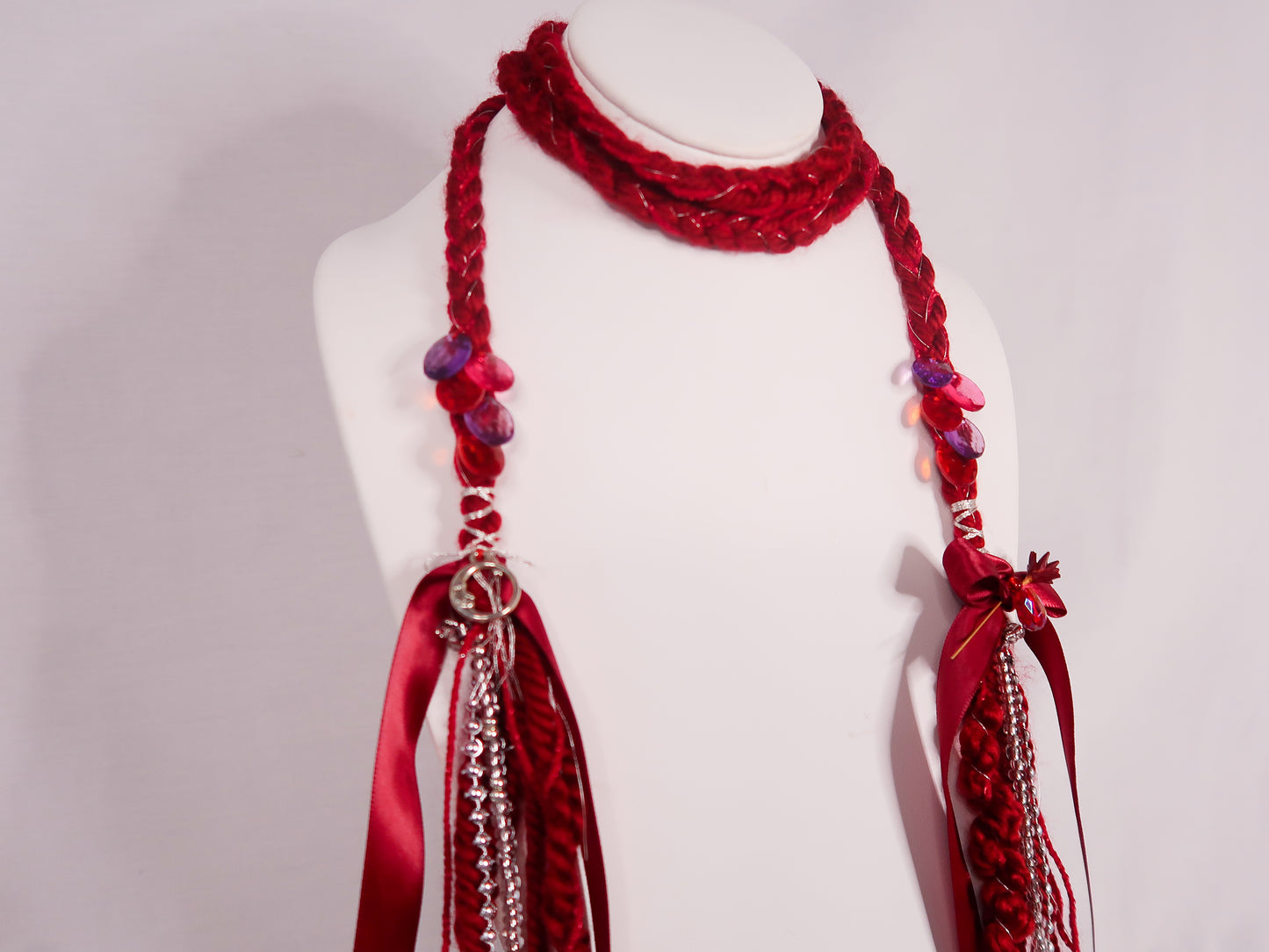 The Red Mystic Trinket Scarf