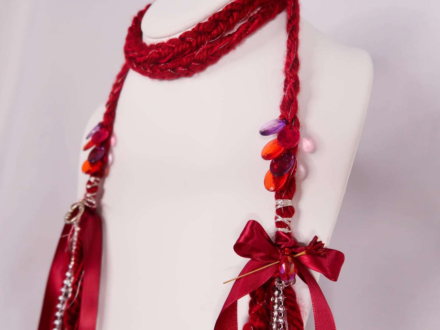 The Red Mystic Trinket Scarf