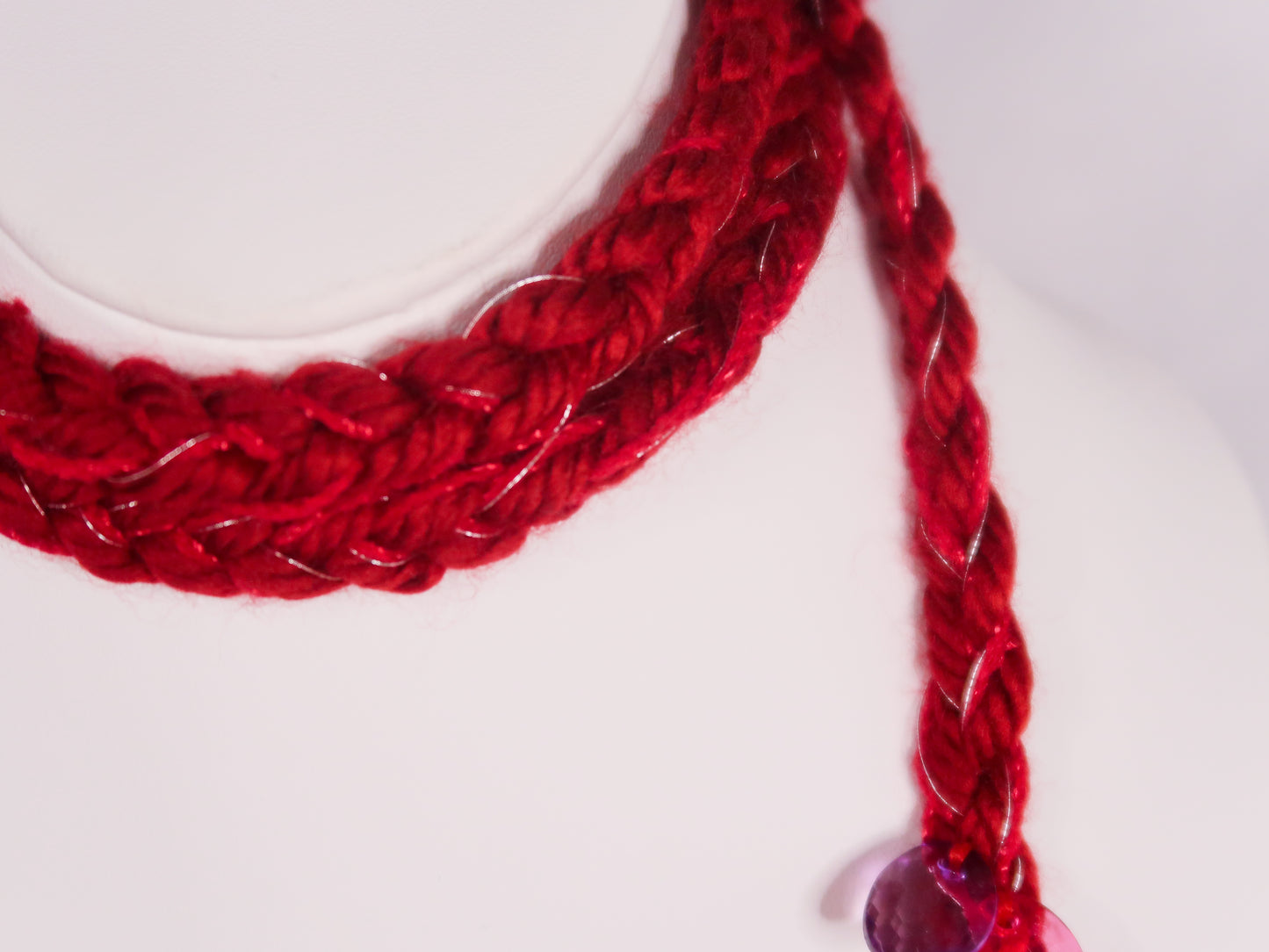 The Red Mystic Trinket Scarf