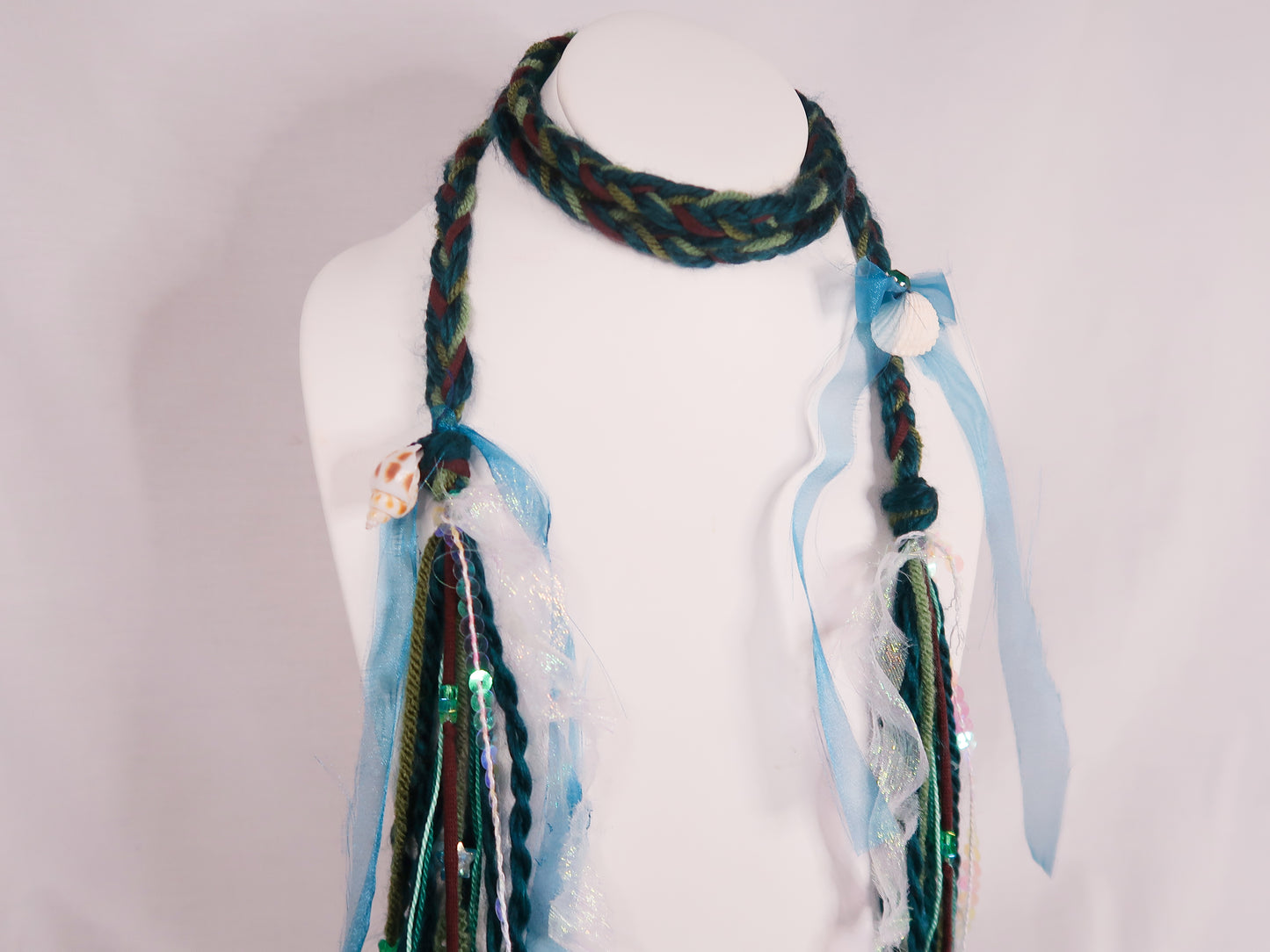 Sea Moss Green Trinket Scarf