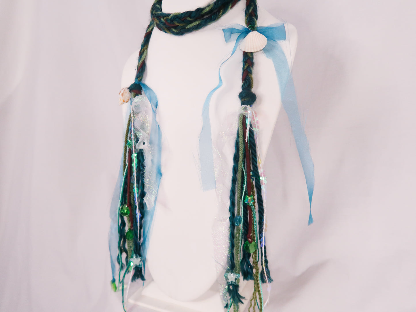 Sea Moss Green Trinket Scarf