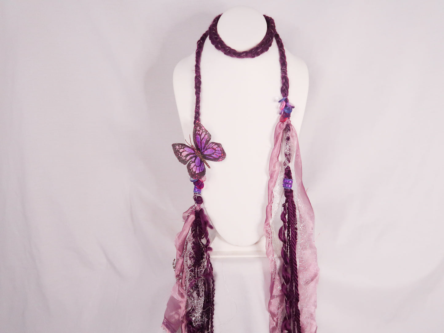 Purple Mariposa Trinket Scarf