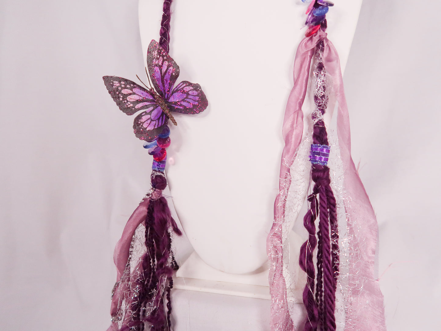 Purple Mariposa Trinket Scarf