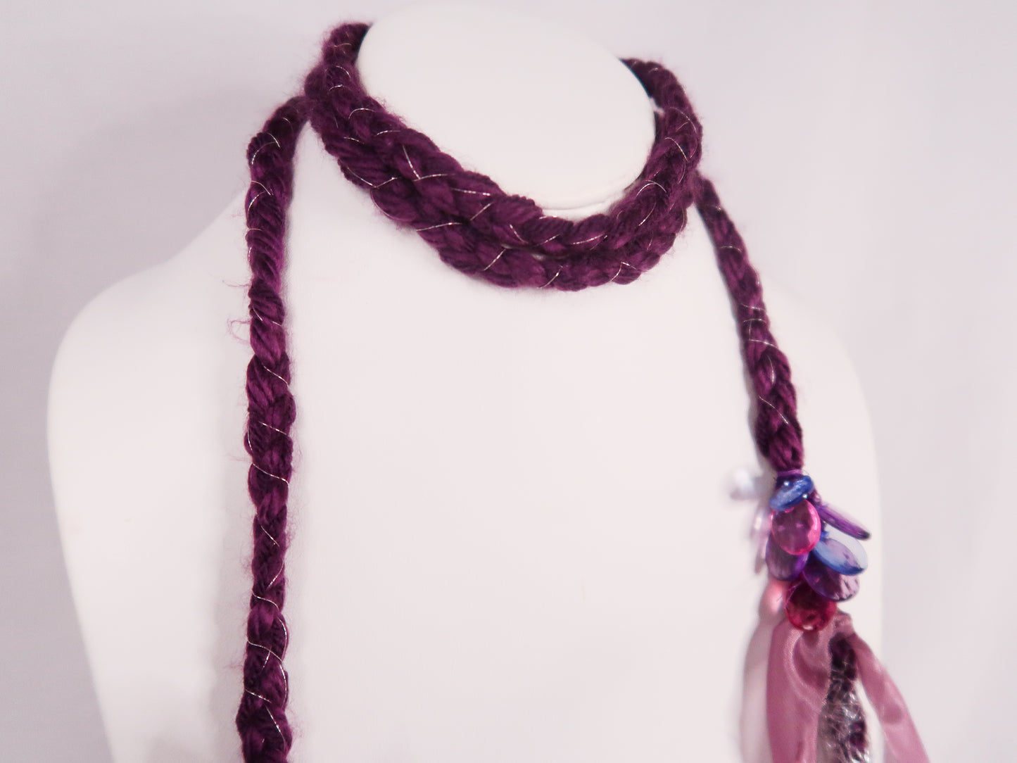 Purple Mariposa Trinket Scarf