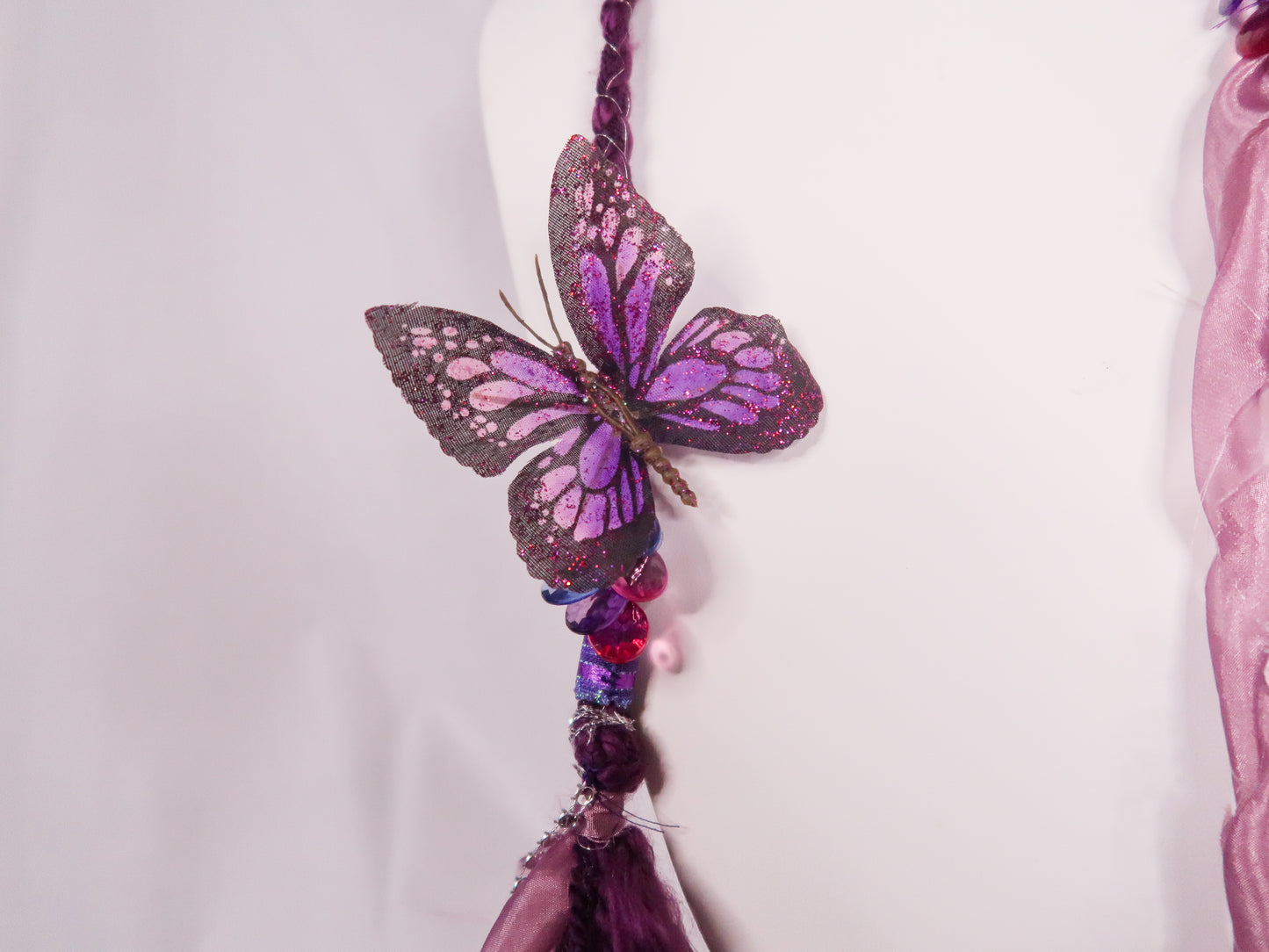 Purple Mariposa Trinket Scarf