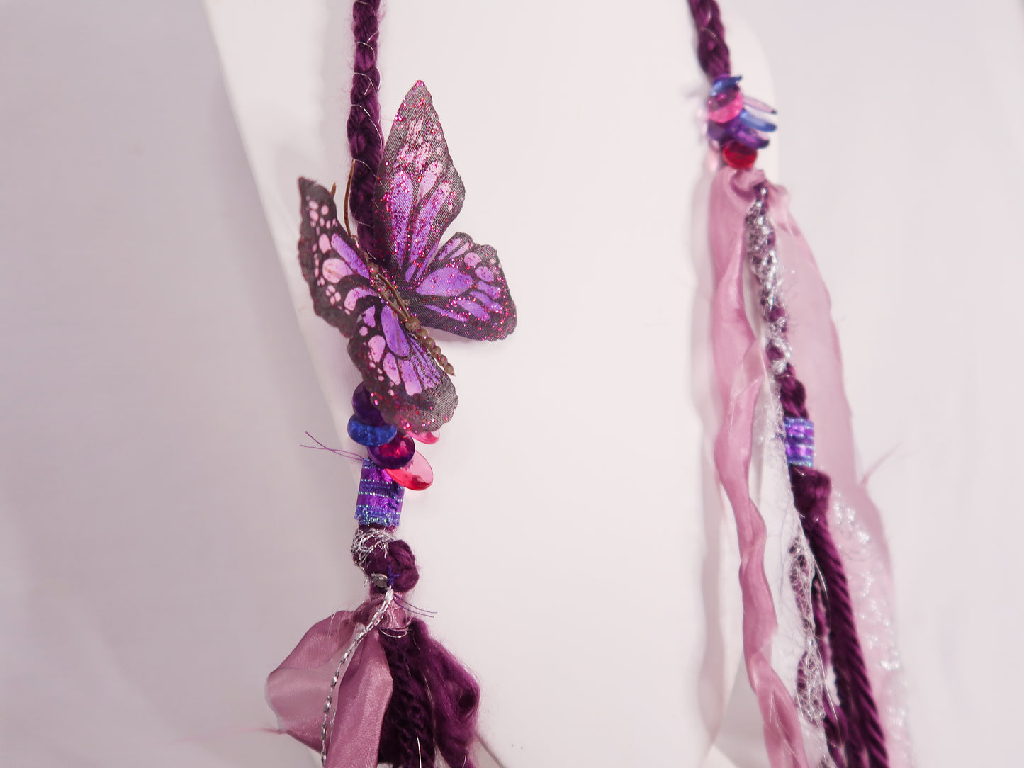 Purple Mariposa Trinket Scarf