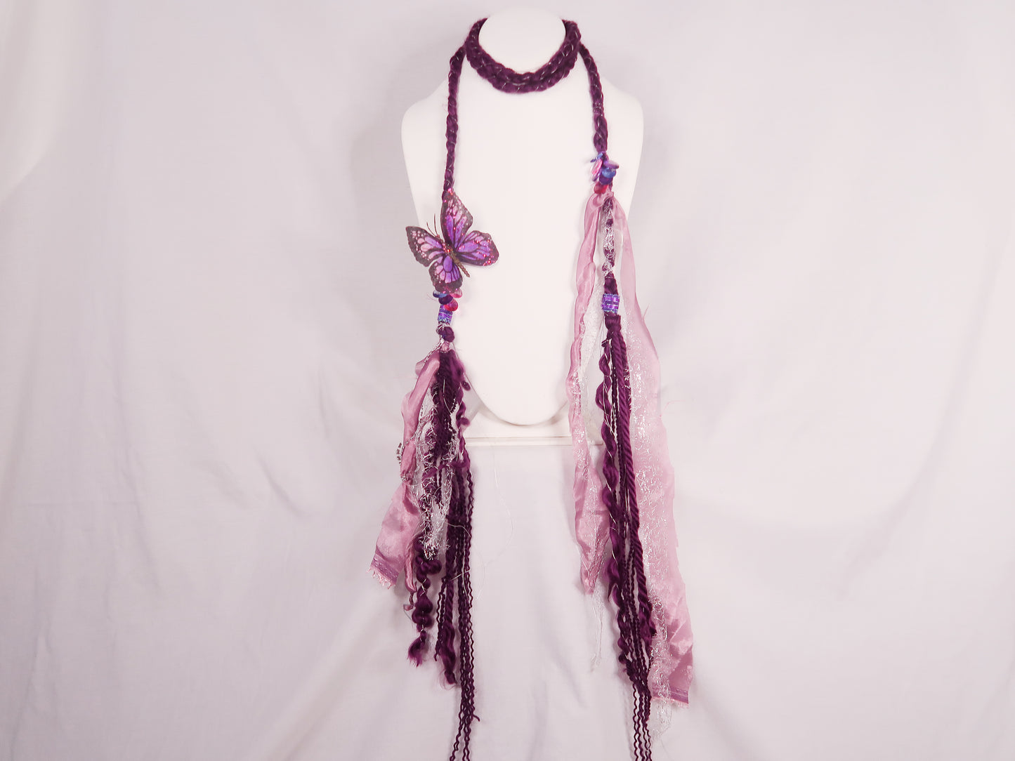 Purple Mariposa Trinket Scarf