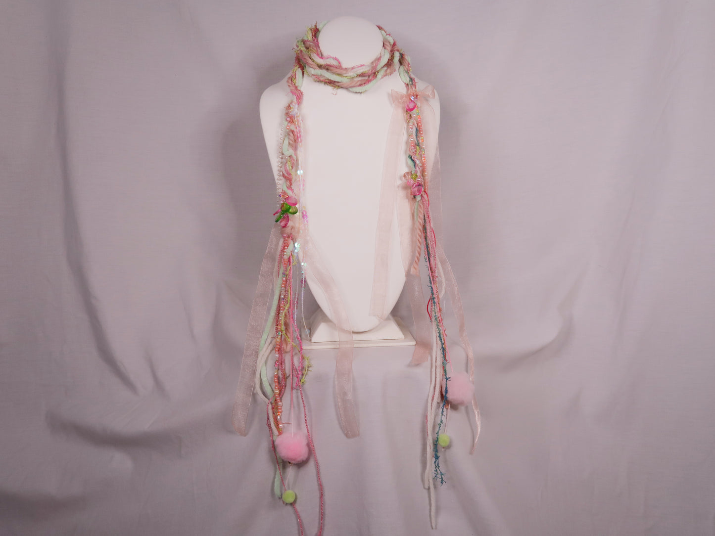 Pastel Candy Trinket Scarf