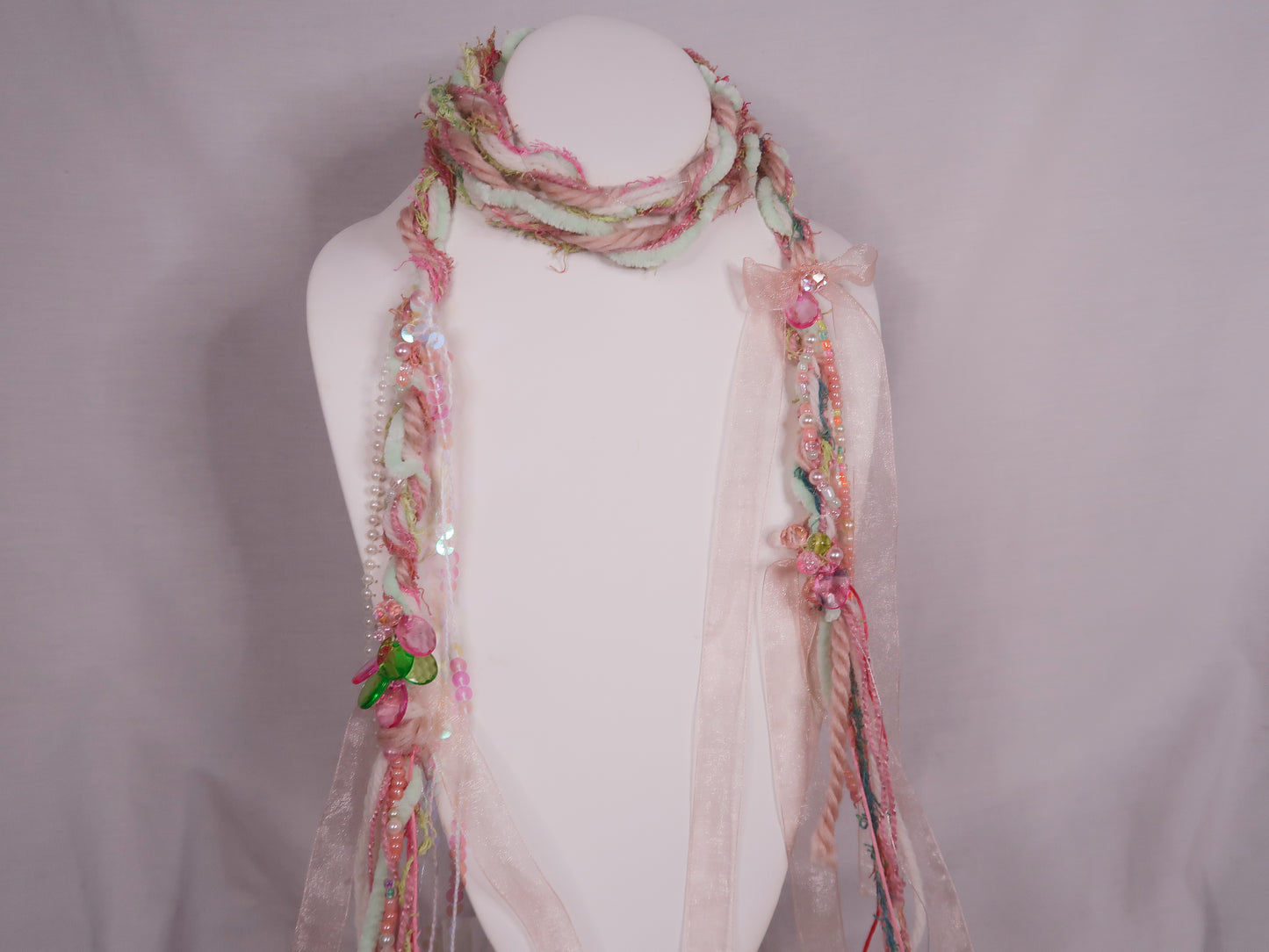 Pastel Candy Trinket Scarf