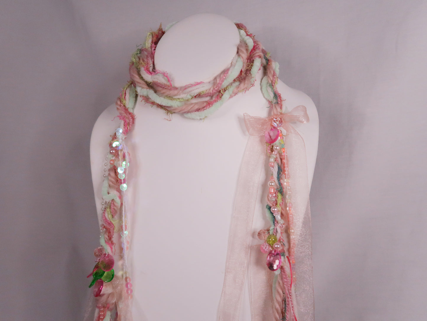 Pastel Candy Trinket Scarf