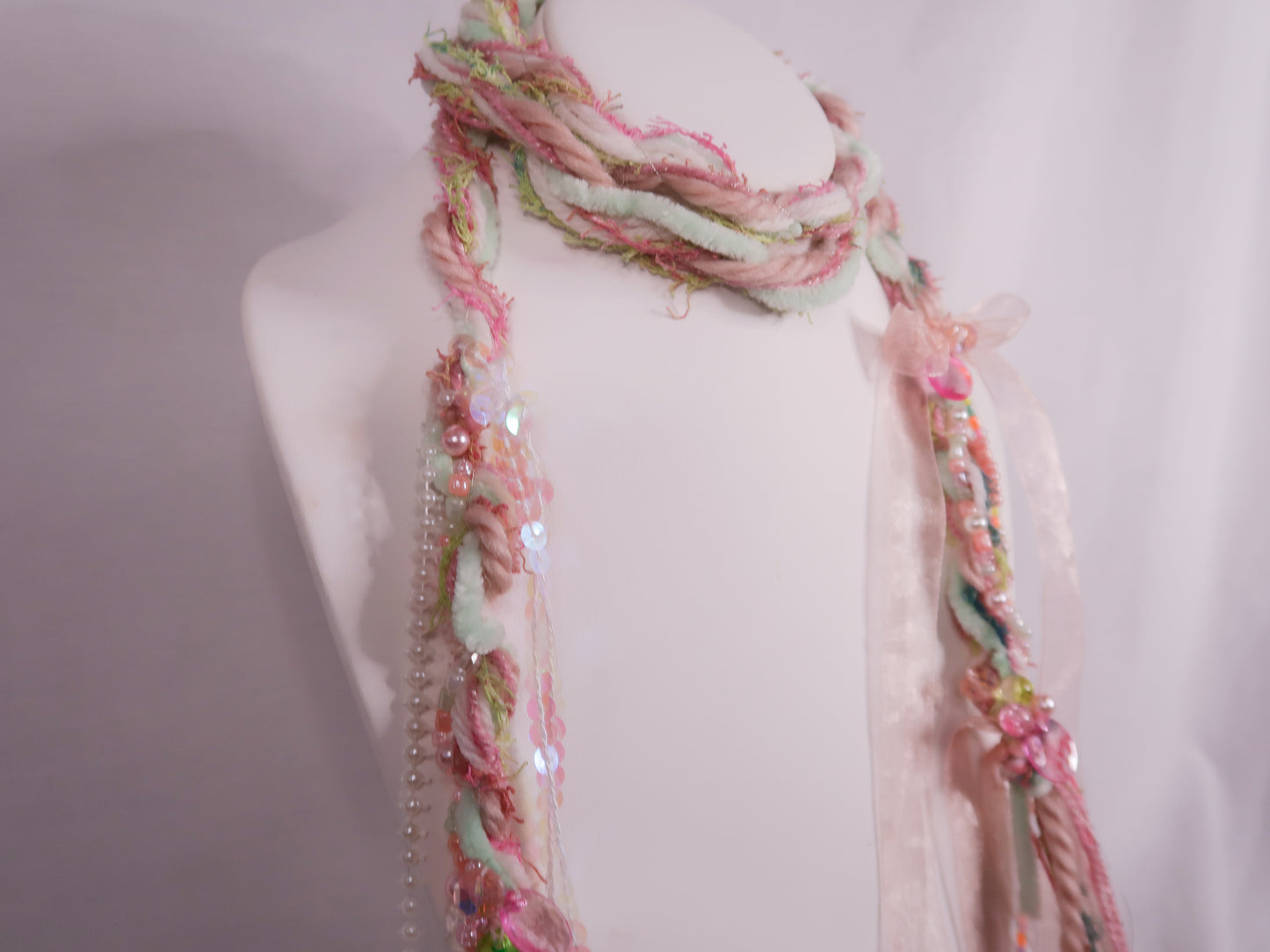 Pastel Candy Trinket Scarf