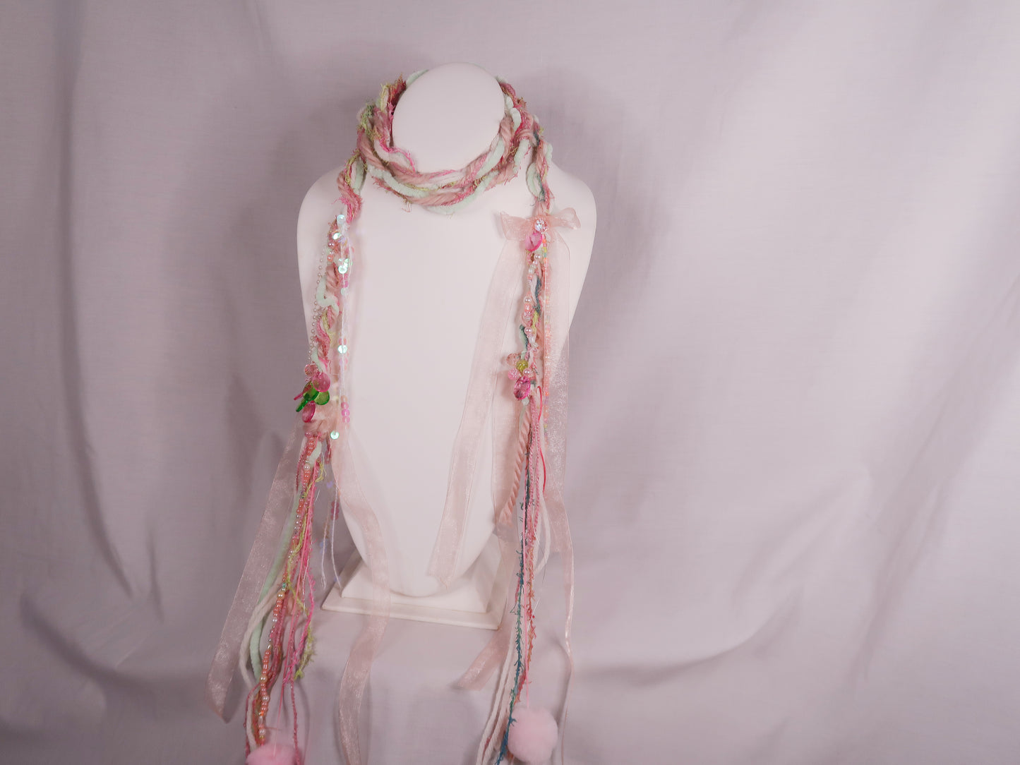 Pastel Candy Trinket Scarf