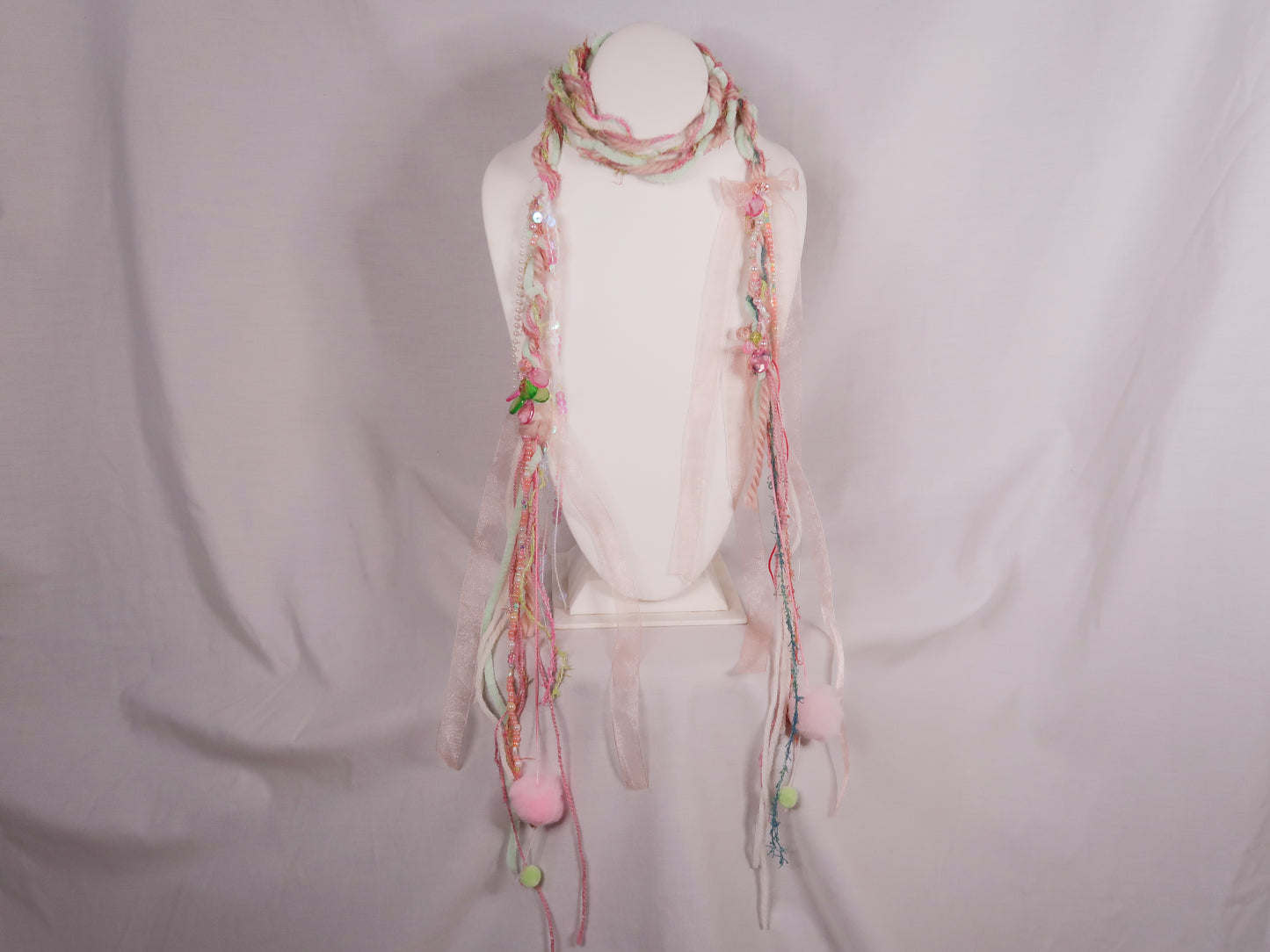Pastel Candy Trinket Scarf