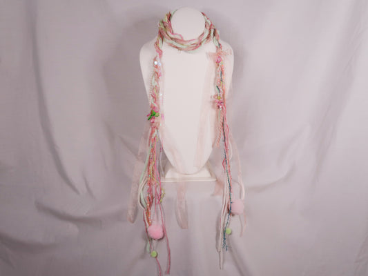 Pastel Candy Trinket Scarf