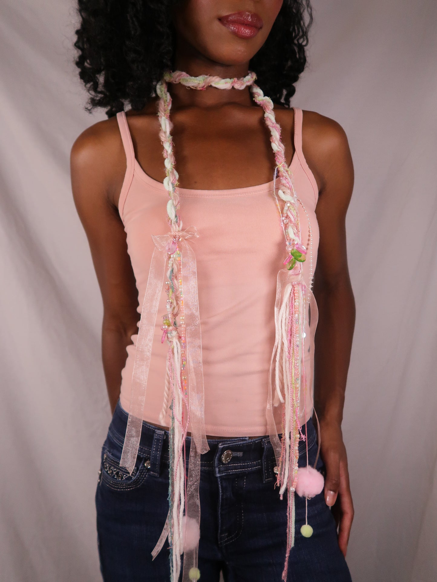 Pastel Candy Trinket Scarf