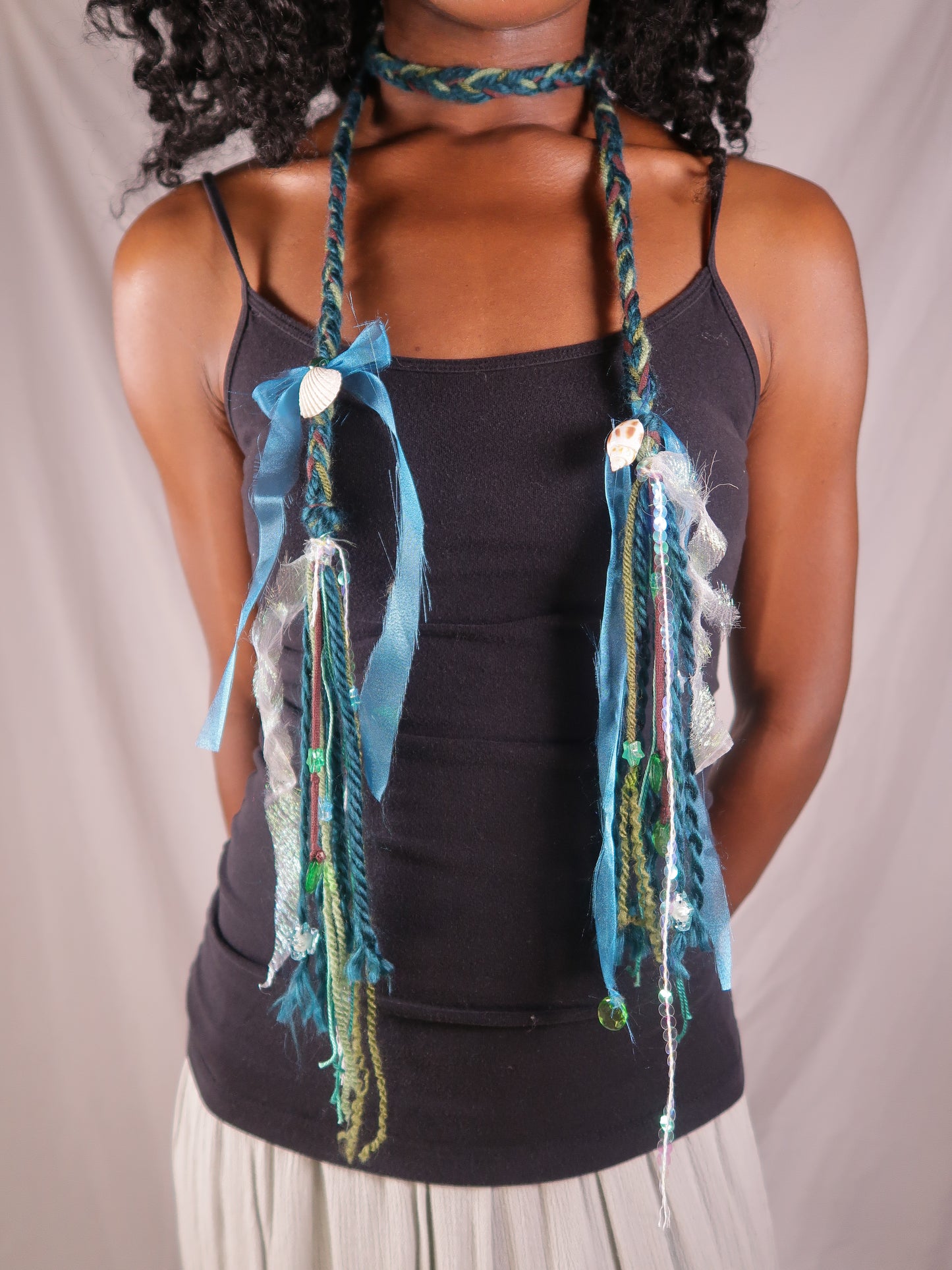 Sea Moss Green Trinket Scarf
