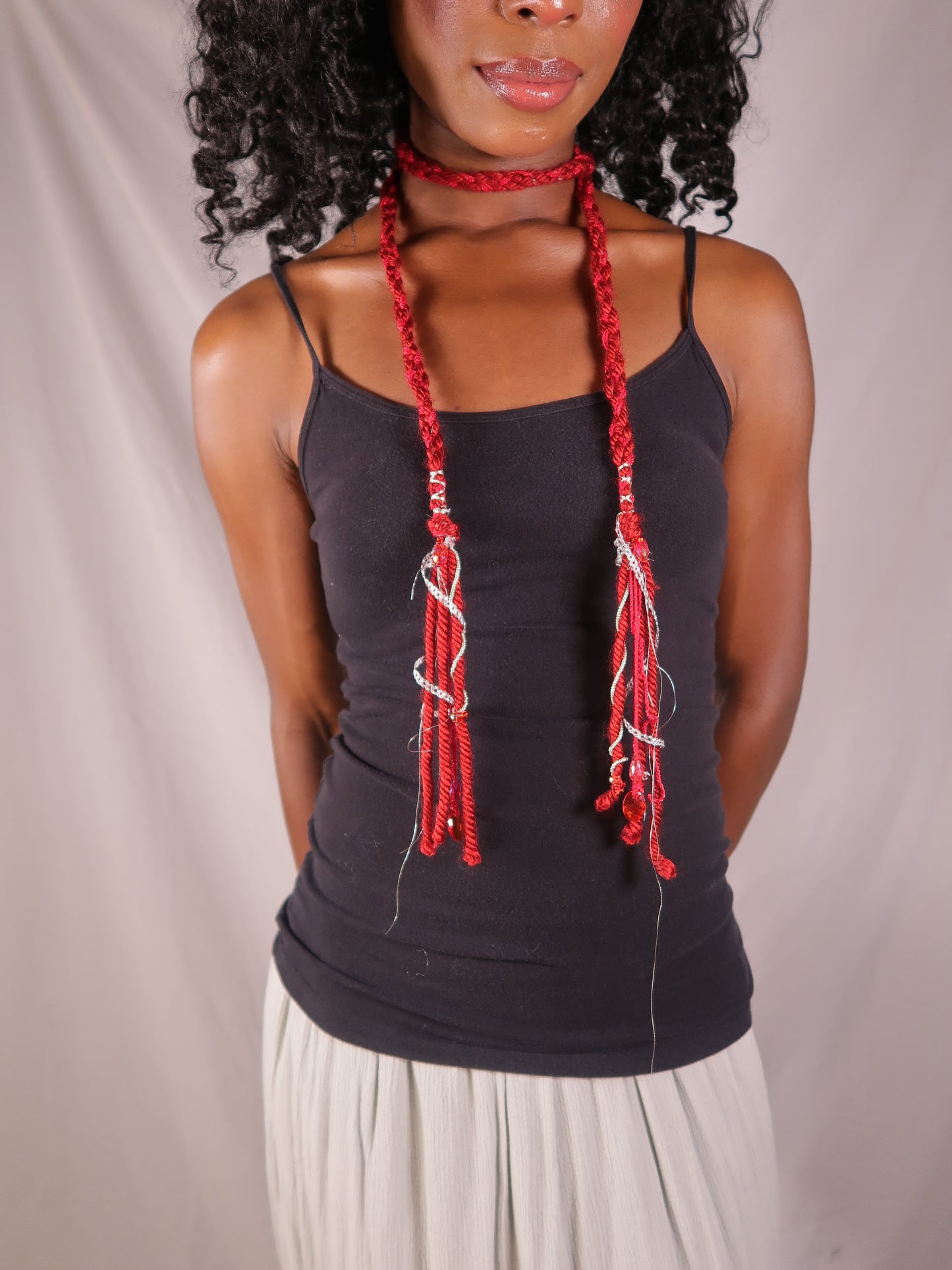 Ruby Rope Trinket Scarf