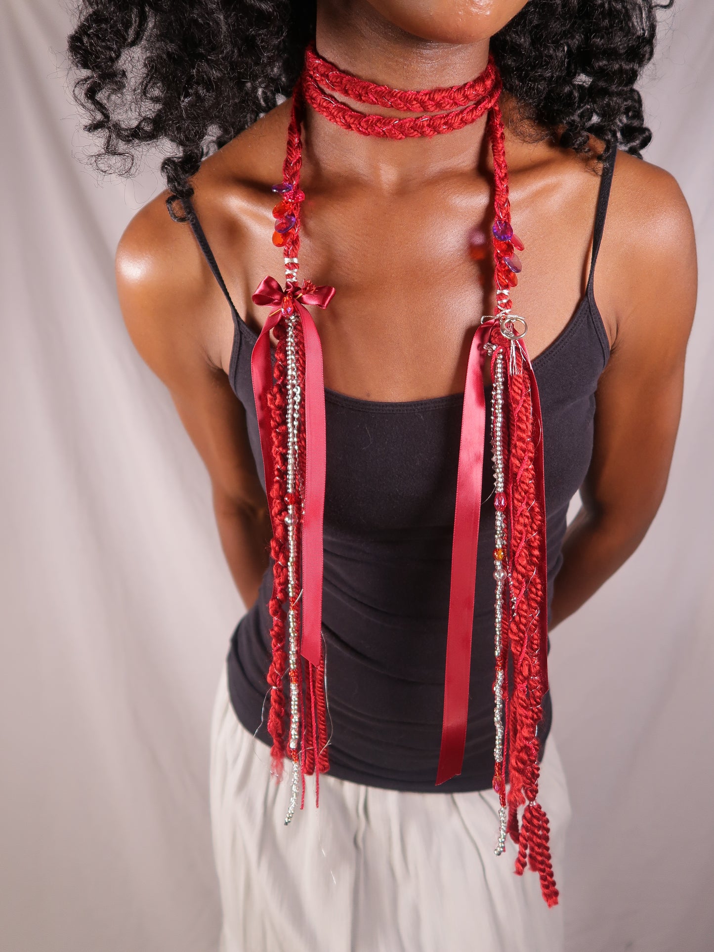 The Red Mystic Trinket Scarf