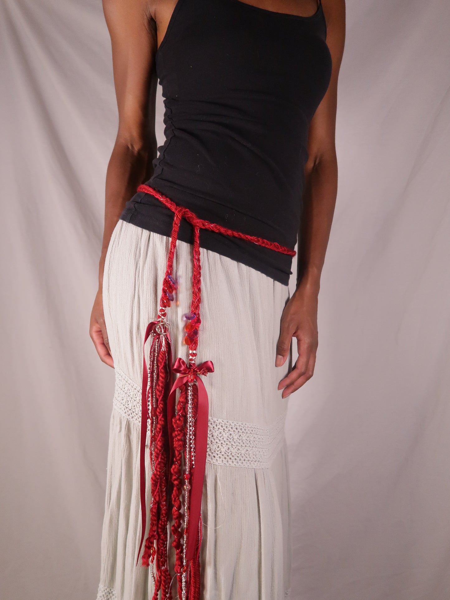 The Red Mystic Trinket Scarf