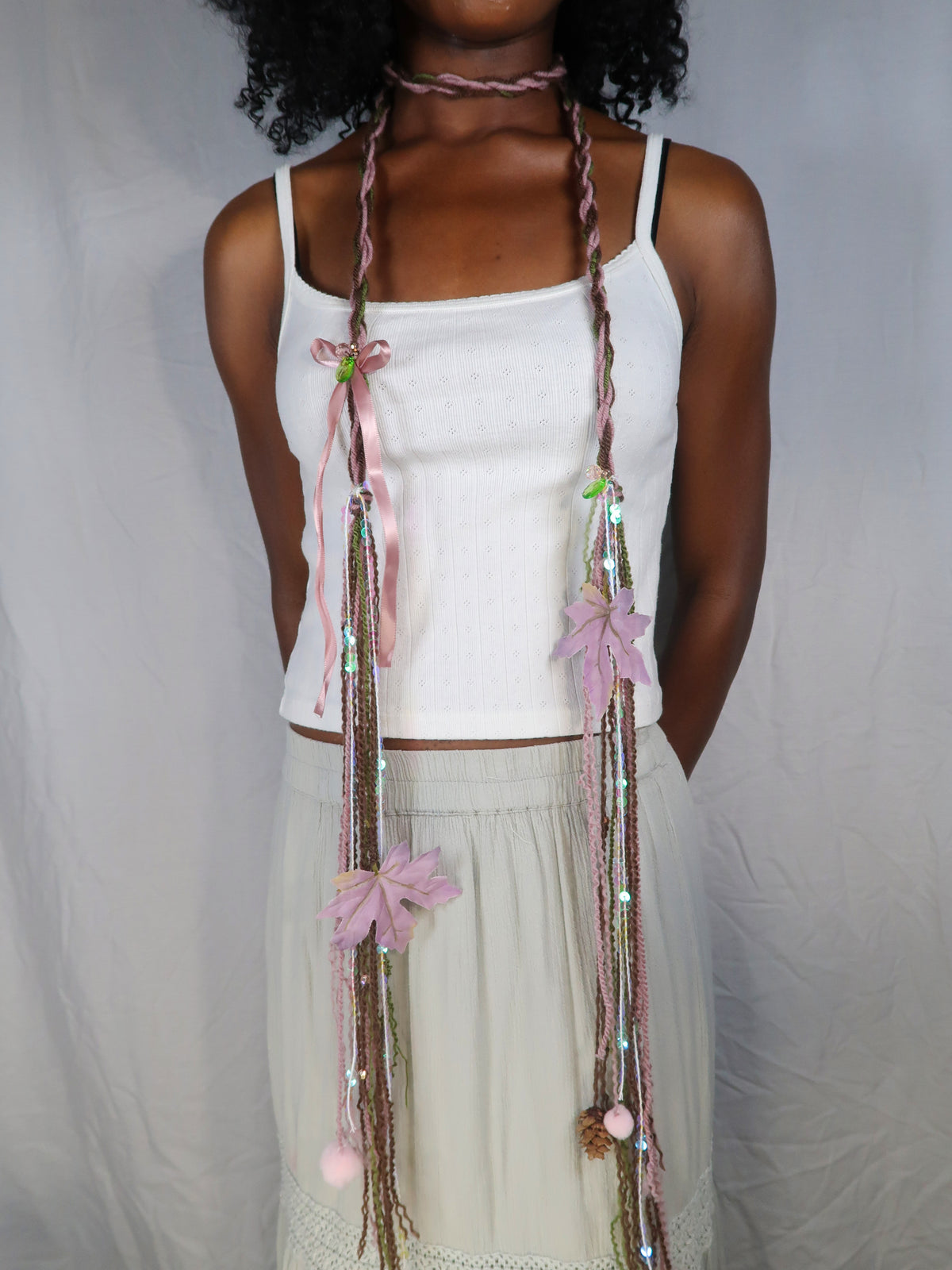 Purple Fall Trinket Scarf