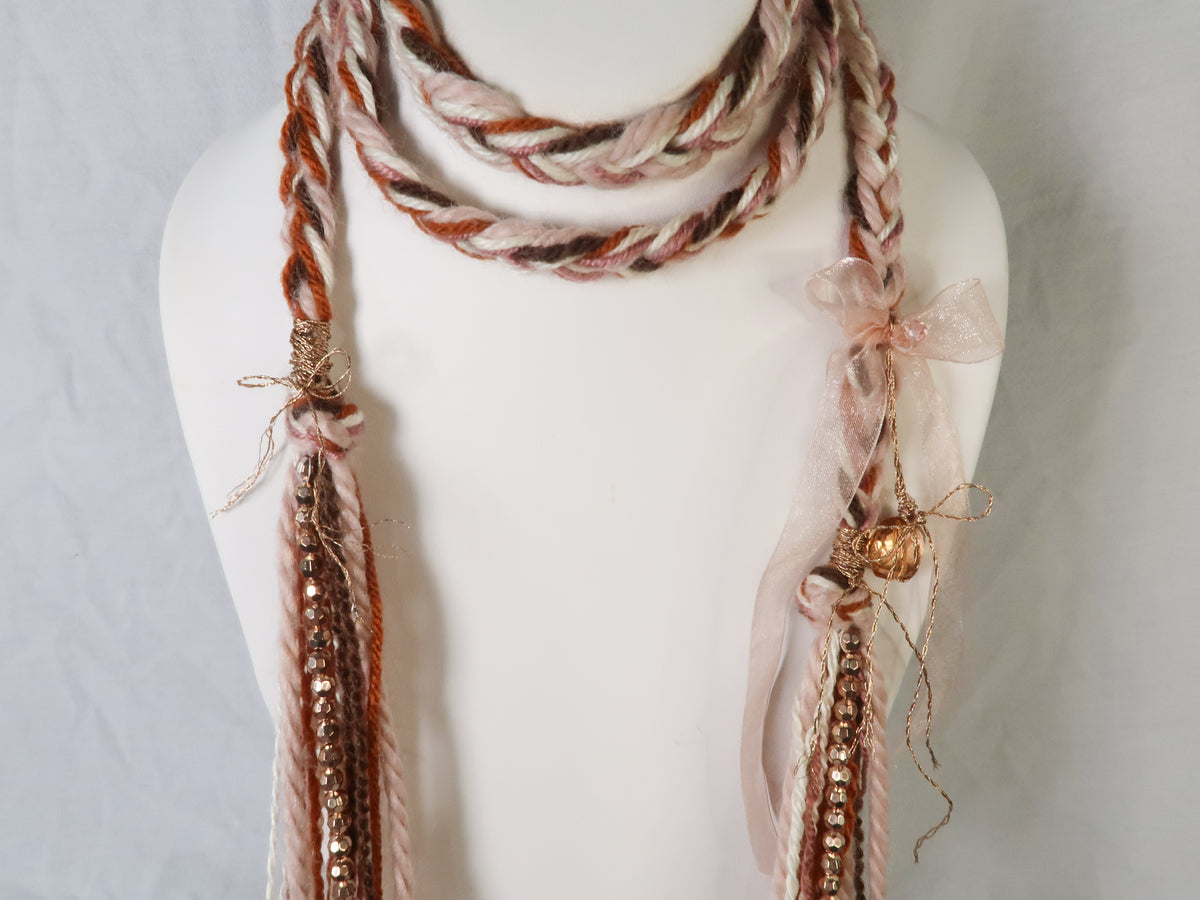 Pumpkin Spice Latte Trinket Scarf